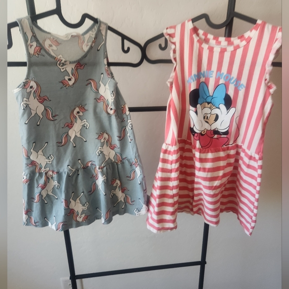 8 - H&M girls dresses. 7 size 4-6 and 1 size 3/4 - Picture 2 of 16